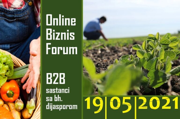 Drugi online Biznis Forum: Ulaganje u poljoprivredu i proizvodnju hrane