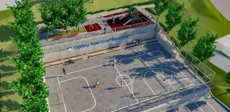 Općina Novi Grad Sarajevo gradi nogometno, basket i dječije igralište u MZ Švrakino